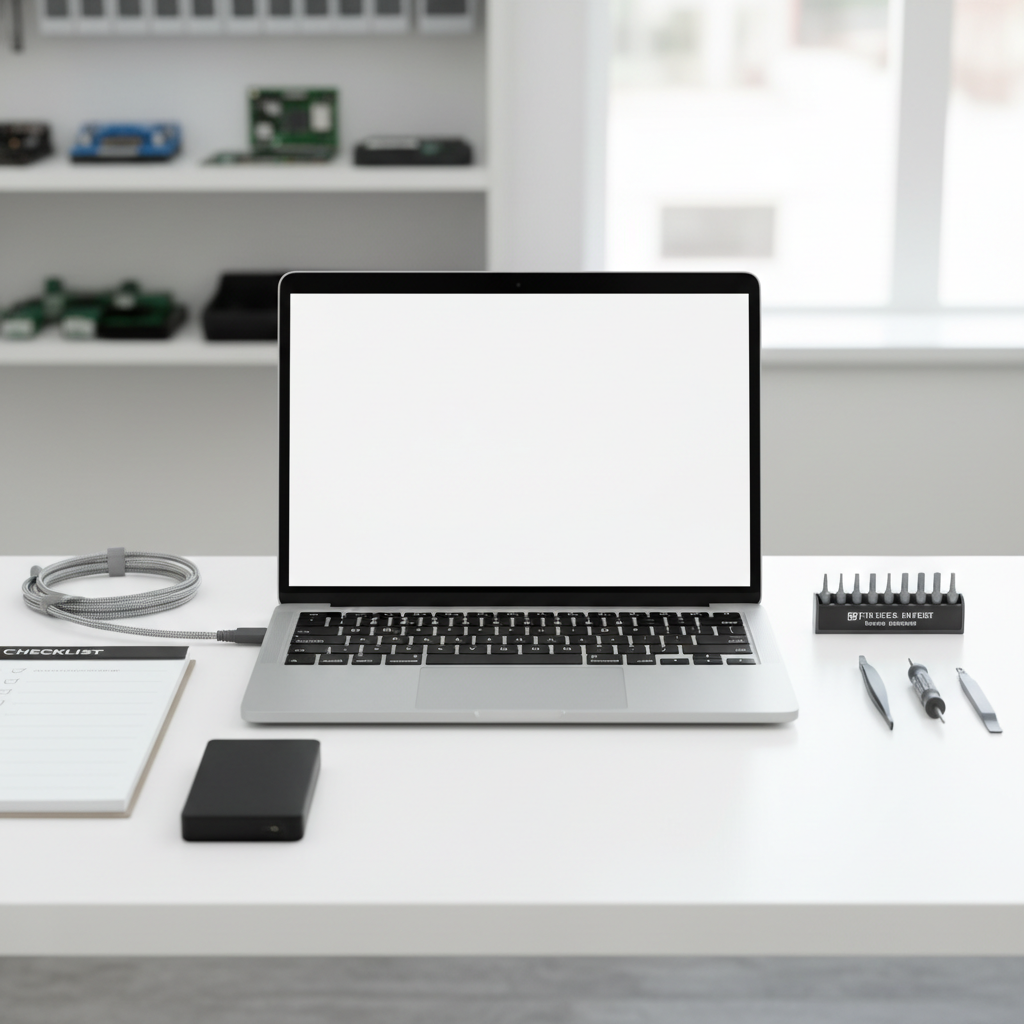 Laptop Repair Preparation: Your Pre-Service Checklist