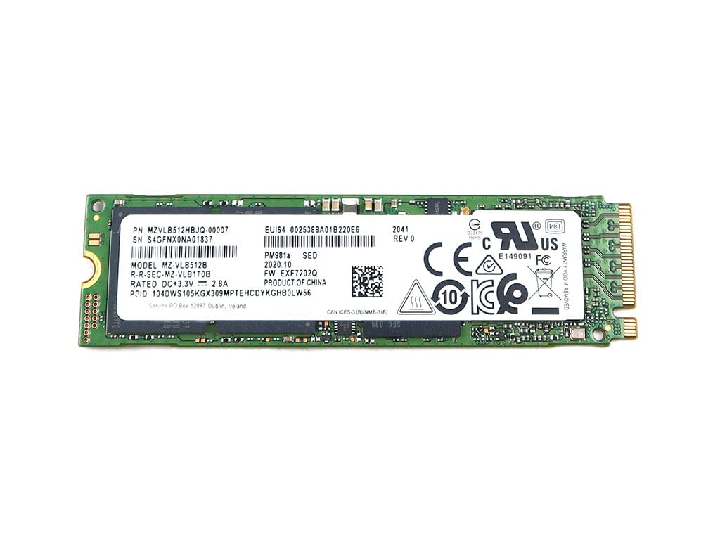 Samsung 512GB PCIe NVMe SSD M.2 2280 (MZVLB512HAJQ-000H1) - High-Speed Storage