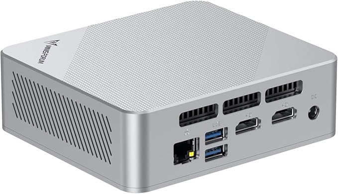 MINISFORUM Mini PC UN150P,Intel Twin Lake N150,16 GB DDR4 512GB M.2 2280 PCIe/SATA SSD + 2.5" SATA + TF Solt,USB3.2 (PD & DP,2*HDMI,2.5G RJ45, WiFi6
