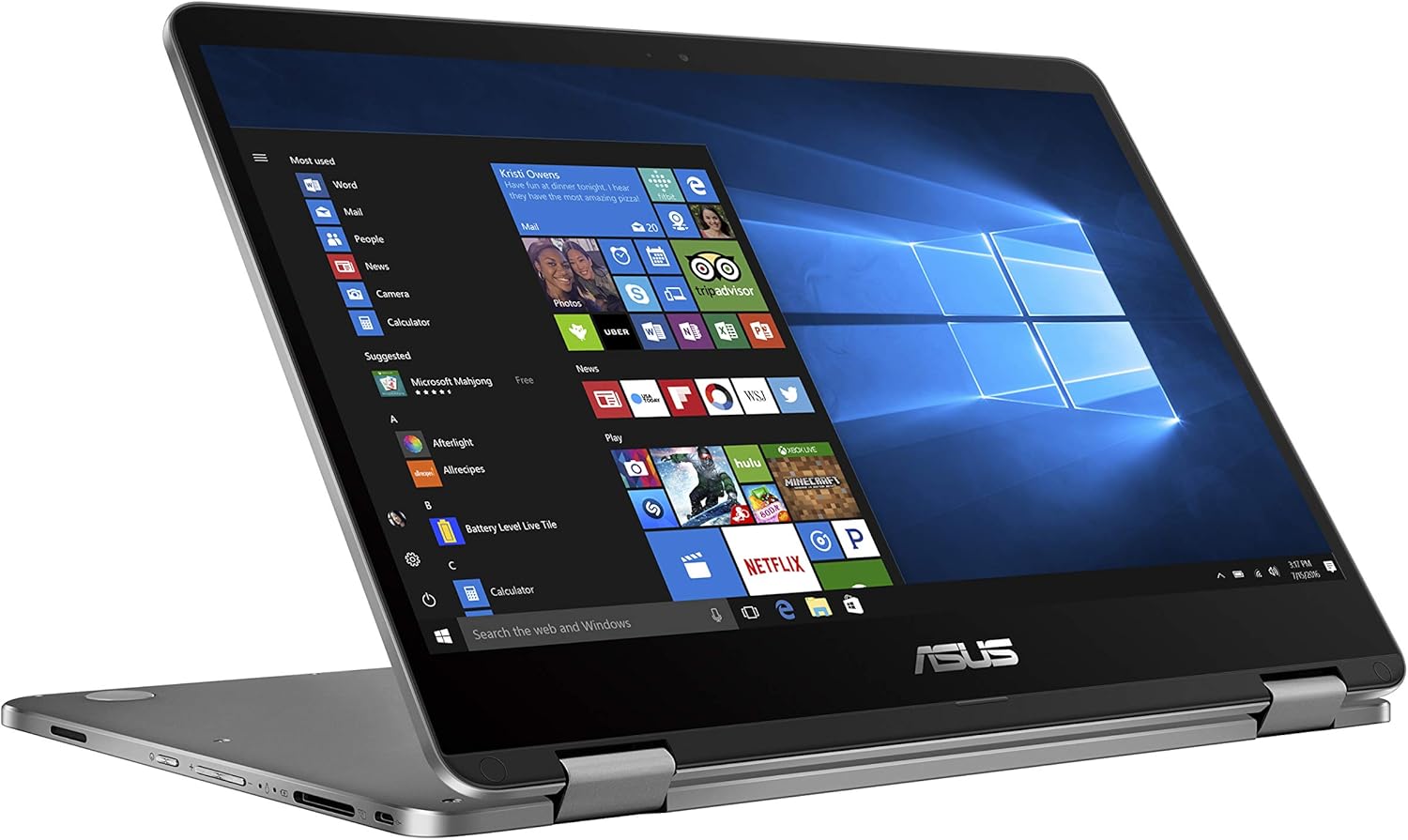 ASUS VivoBook Flip 14 - Touchscreen Laptop | Light Grey | Windows 11 Pro