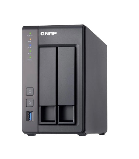 Qnap TS-251+ Bay Diskless NAS Intel Celeron Quad Core CPU 16GB RAM
