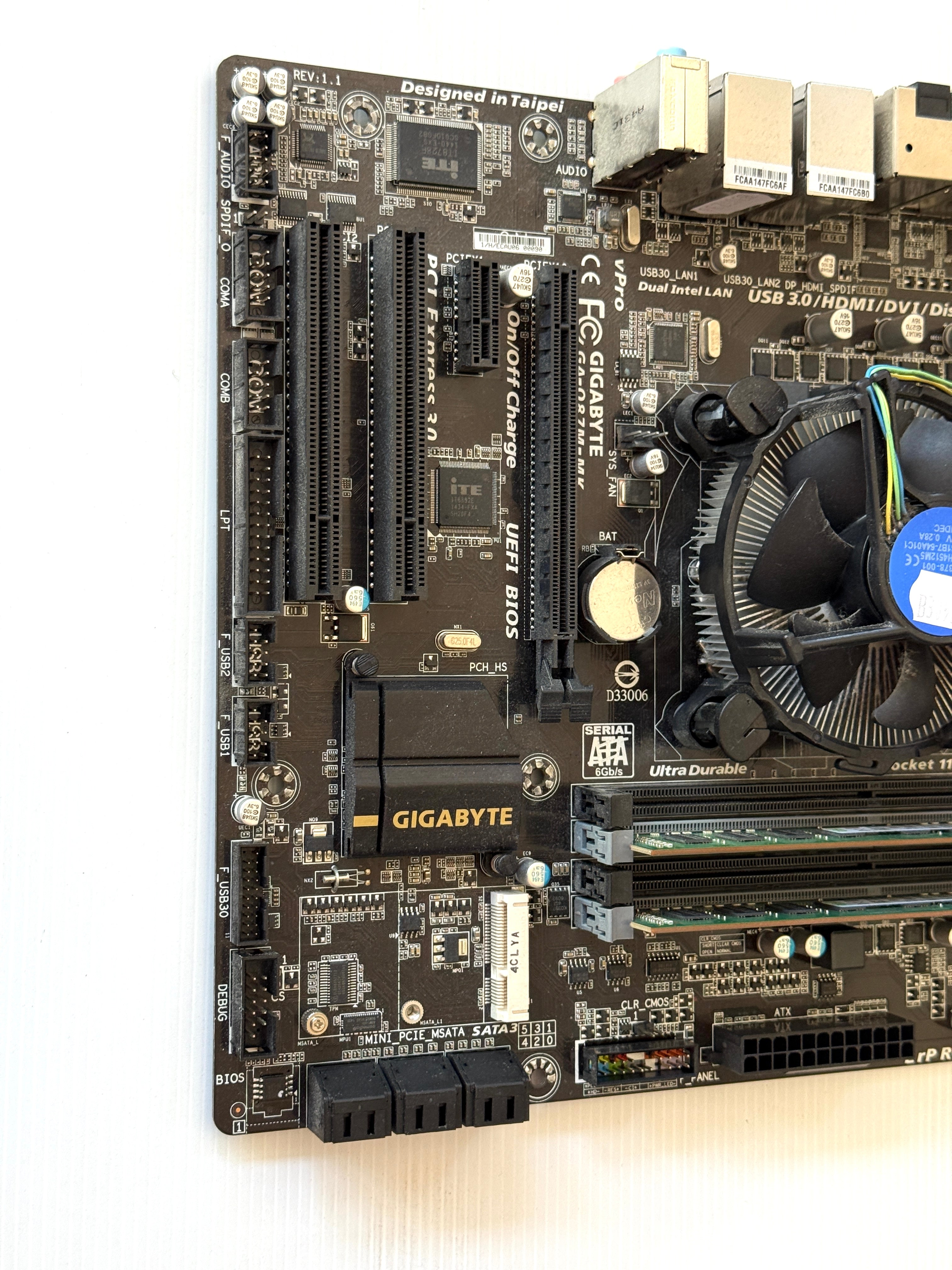Gigabyte GA-Q87M-MK Micro ATX Motherboard – LGA 1150
