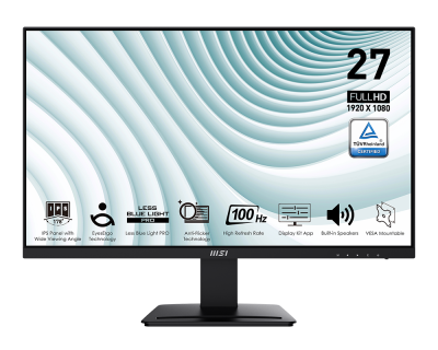MSI PRO MP273A 27" FHD IPS 100Hz Business & Productivity Monitor (Brand NEW)