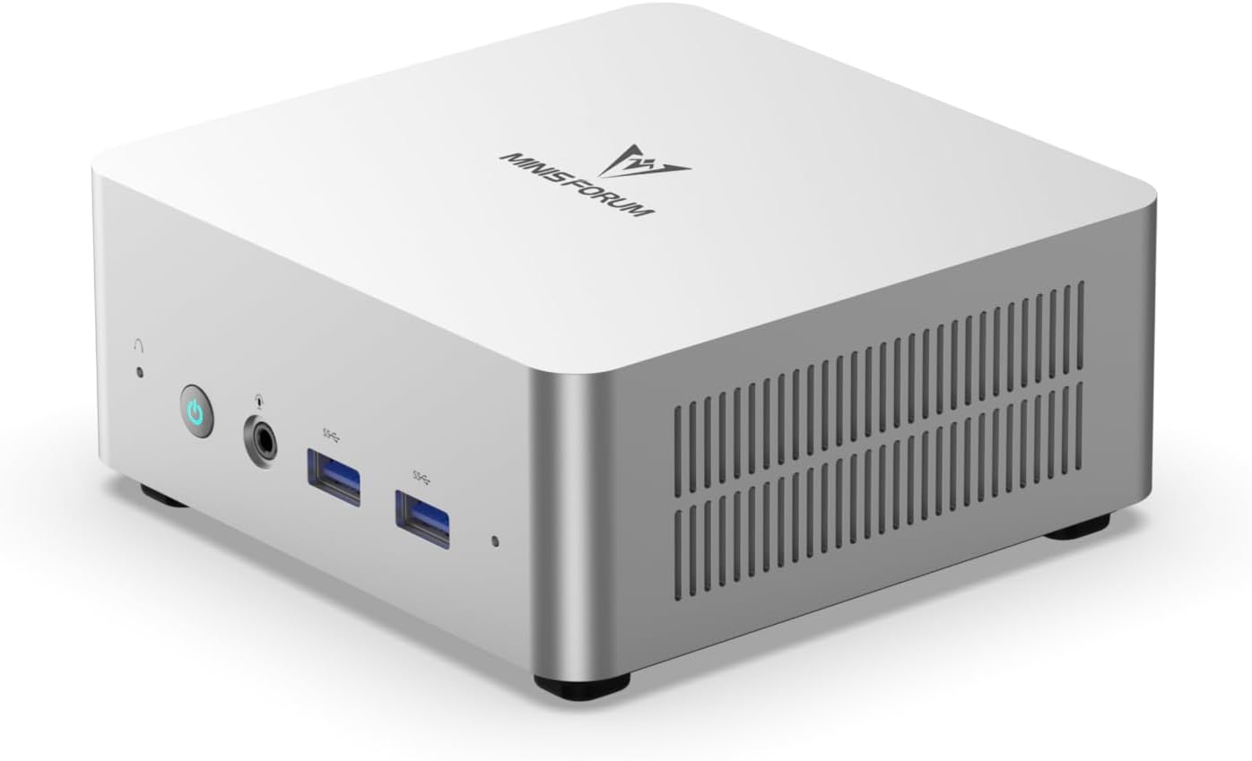 MINISFORUM UN1250 Mini PC Intel Core i5-1250P 16GB DDR4 1TB NVMe SSD Triple Display Desktop Computer