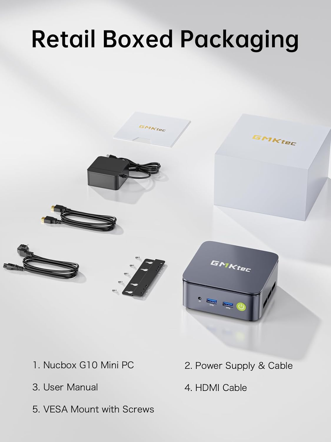 GMKtec Mini PC Ryzen 5 3500U, 16GB RAM, 1TB SSD