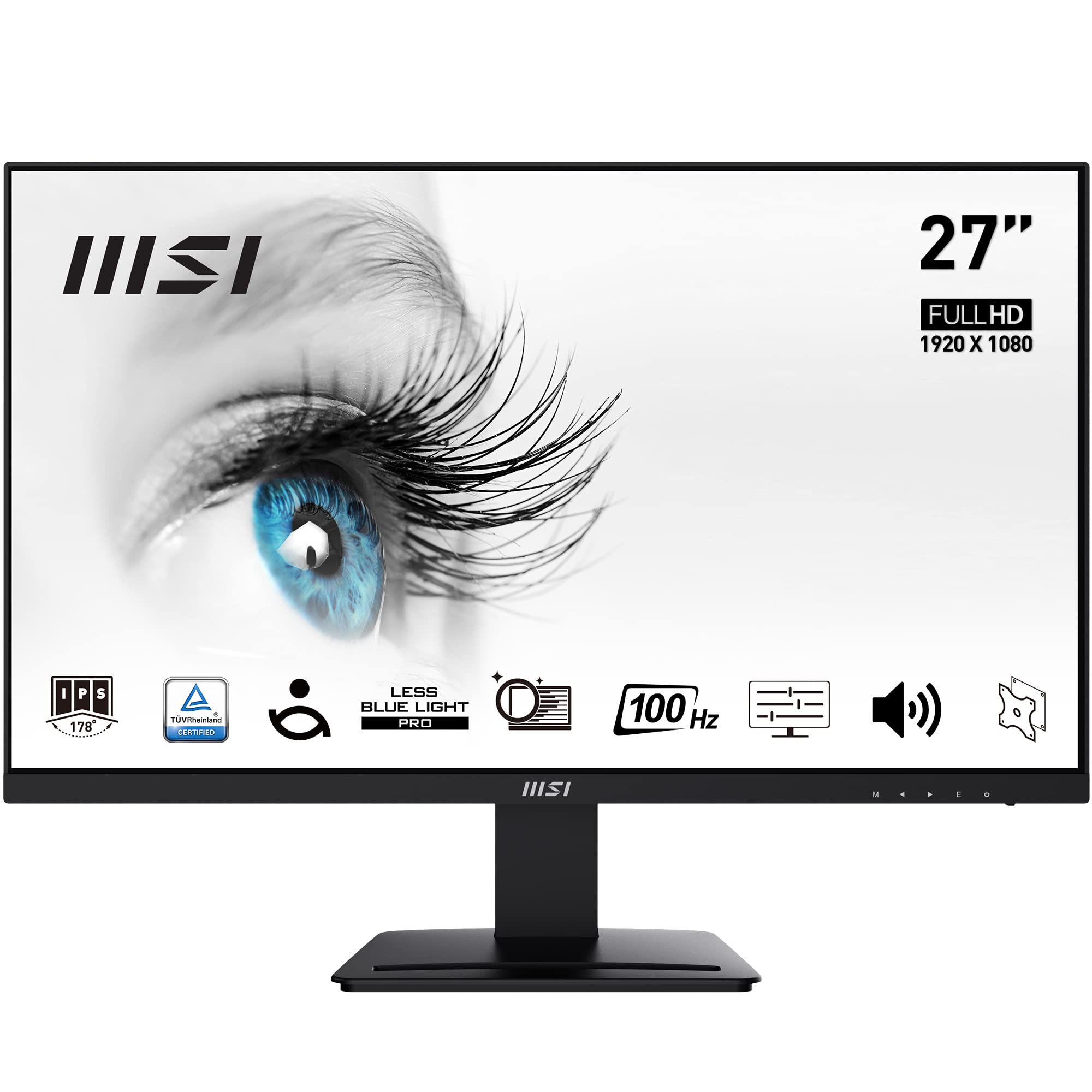 MSI PRO MP273A 27" FHD IPS 100Hz Business & Productivity Monitor (Brand NEW)