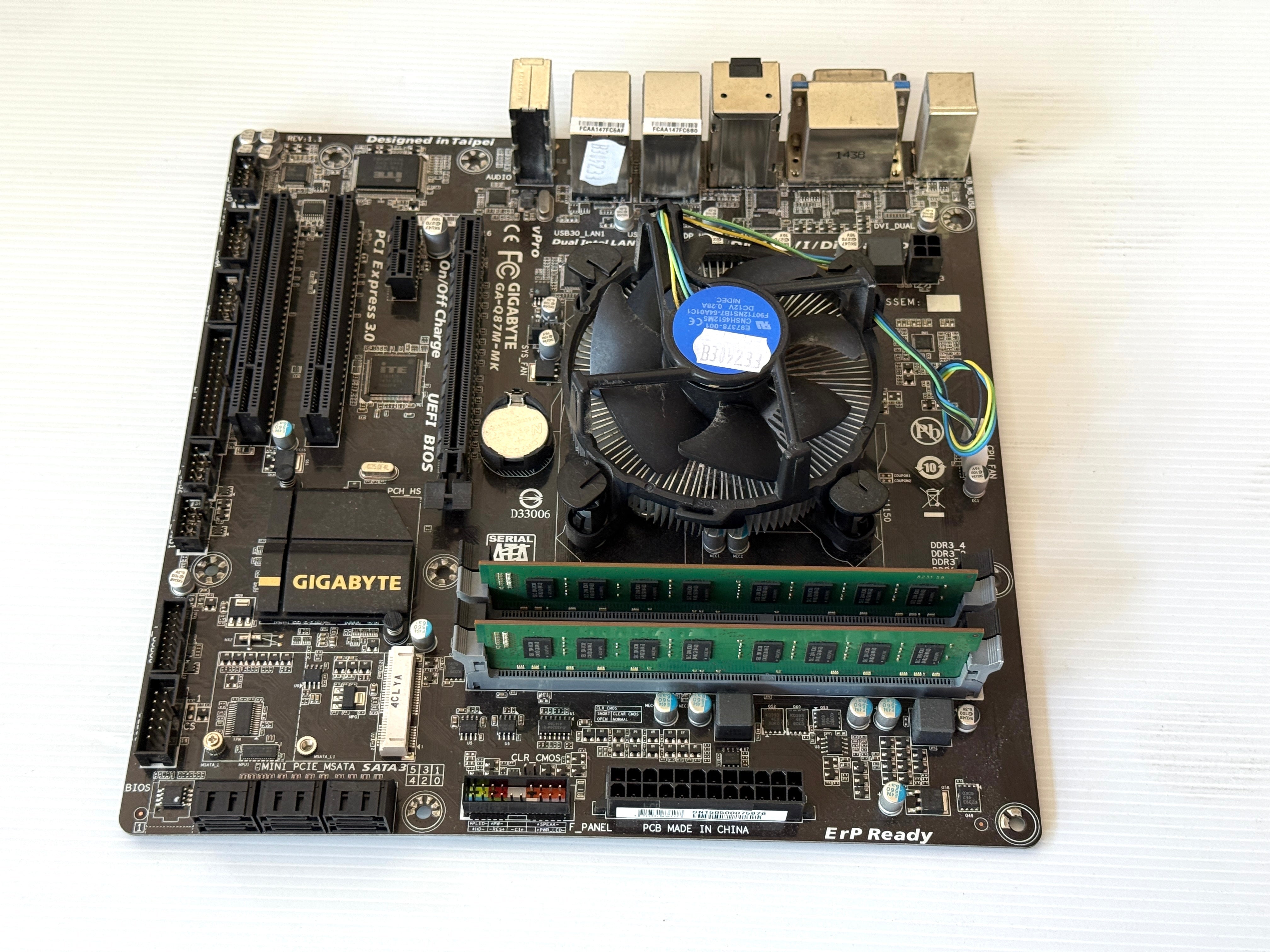 Gigabyte GA-Q87M-MK Micro ATX Motherboard – LGA 1150