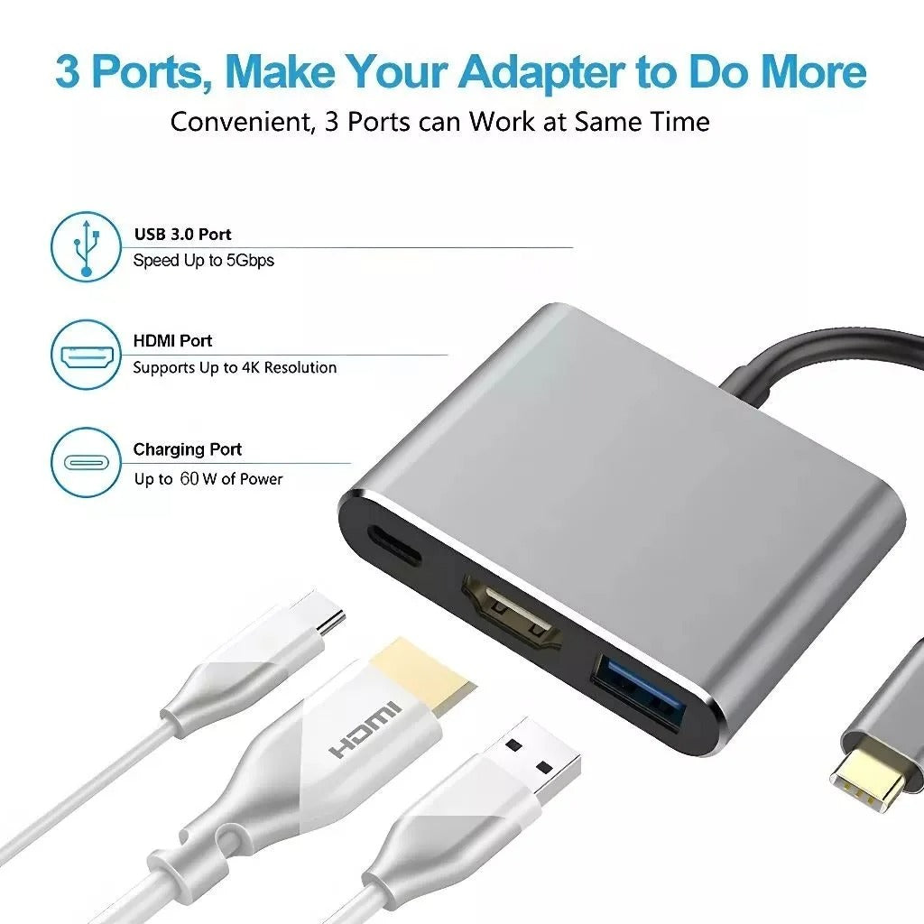 Type-C OTG HUB USB C To HDMI Adapter 4K HDMI And USB Multi Port Hub