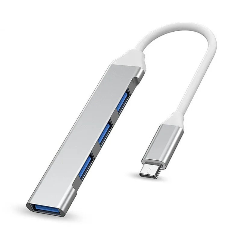 4 Port USB HUB Dock 3.0 Multi Splitter Adapter OTG Type C HUB