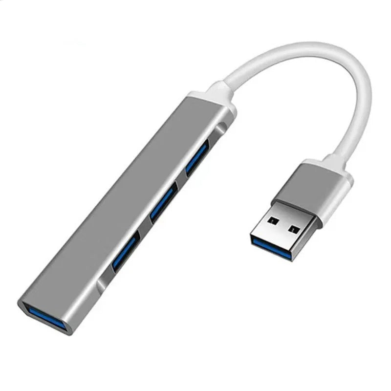 4 Port USB HUB Dock 3.0 Multi Splitter Adapter OTG Type A HUB