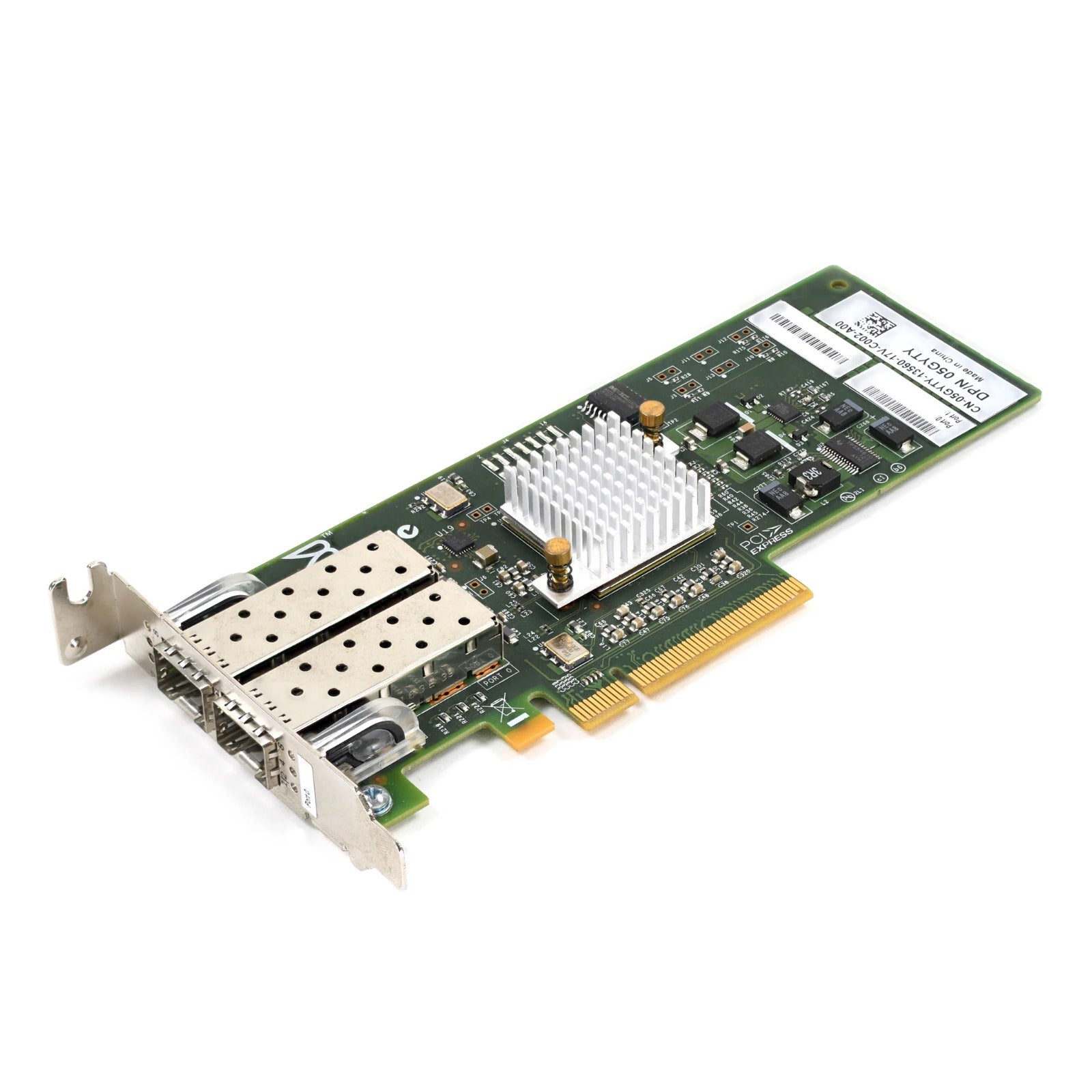 05GYTY - Dell Brocade 825 Dual-Port 8GB Fibre Channel Adapter w/ 2x SFP 8GB SW