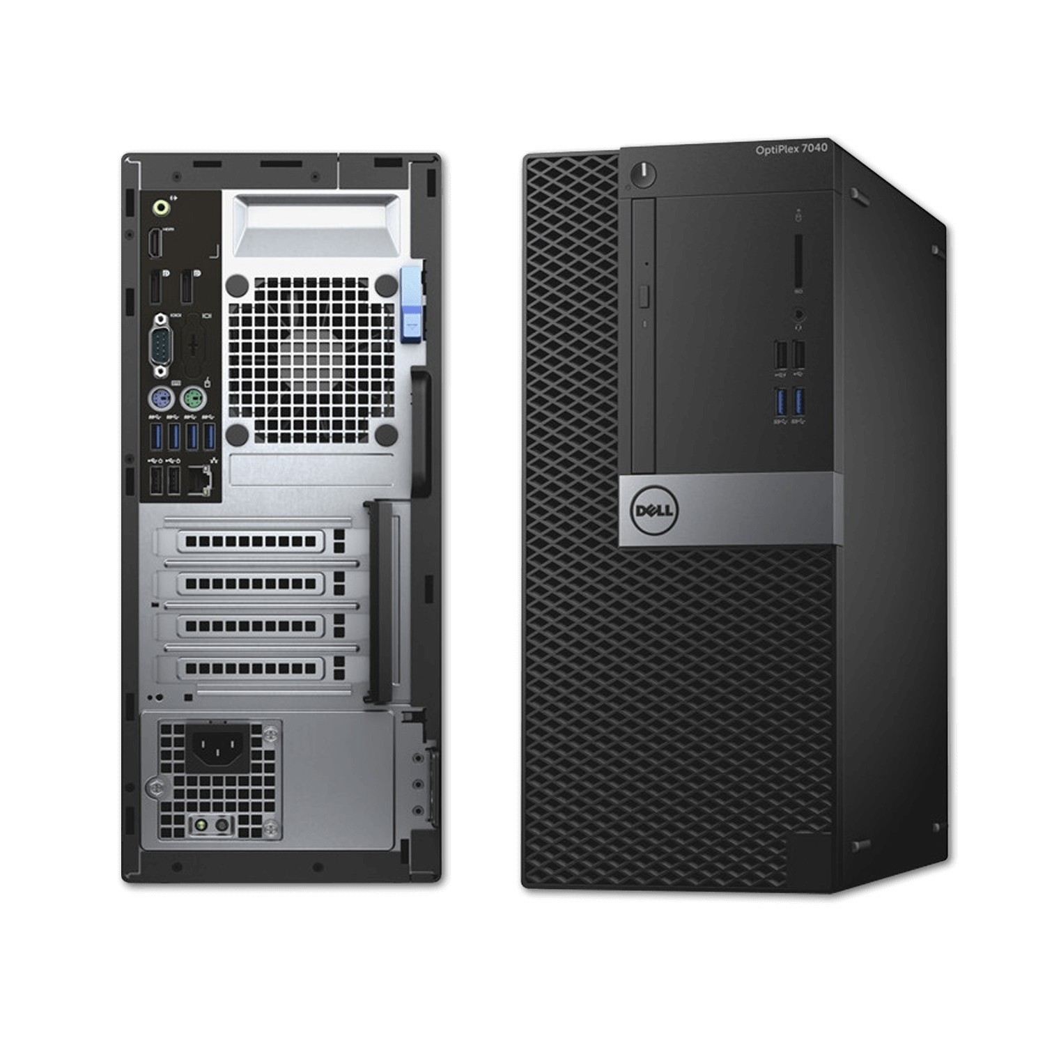 Dell OptiPlex 7040 MT Desktop - Intel i7-6700 - 16GB RAM - 256GB M.2 SSD - Windows 10 Pro | Wi-Fi