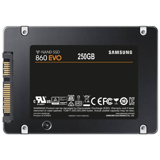 Samsung 860 EVO 250GB SATA III 2.5" Internal SSD - Excellent Condition (95%+ Health)