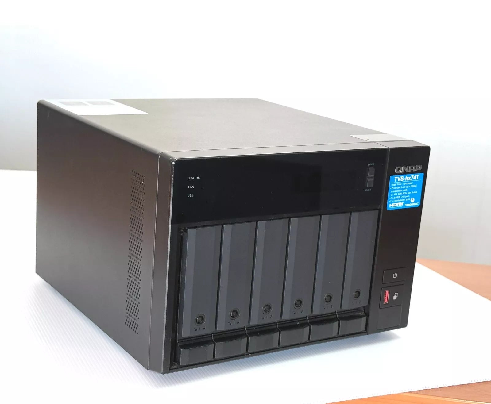 QNAP TVS-H674T 6-Bay NAS | Intel i5-12400 6-Core | 32GB RAM | QuTS Hero